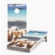 preview thumbnail 1 of 5, Beach Chairs Cornhole Game (Choose Wraps or Boards) 2x4 Boards (24" x 48") - Include ALL Accessories