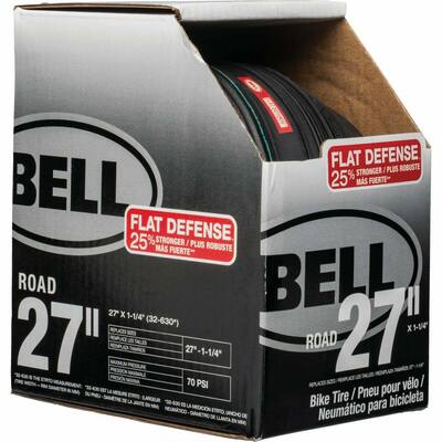 Bell 27 In. Road Bicycle Tire with Flat Defense - 1 Each