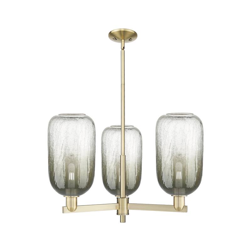 Innovations Lighting Downtown Urban - Brookhaven Cloche - 3 Light 18" Stem Hung Chandelier