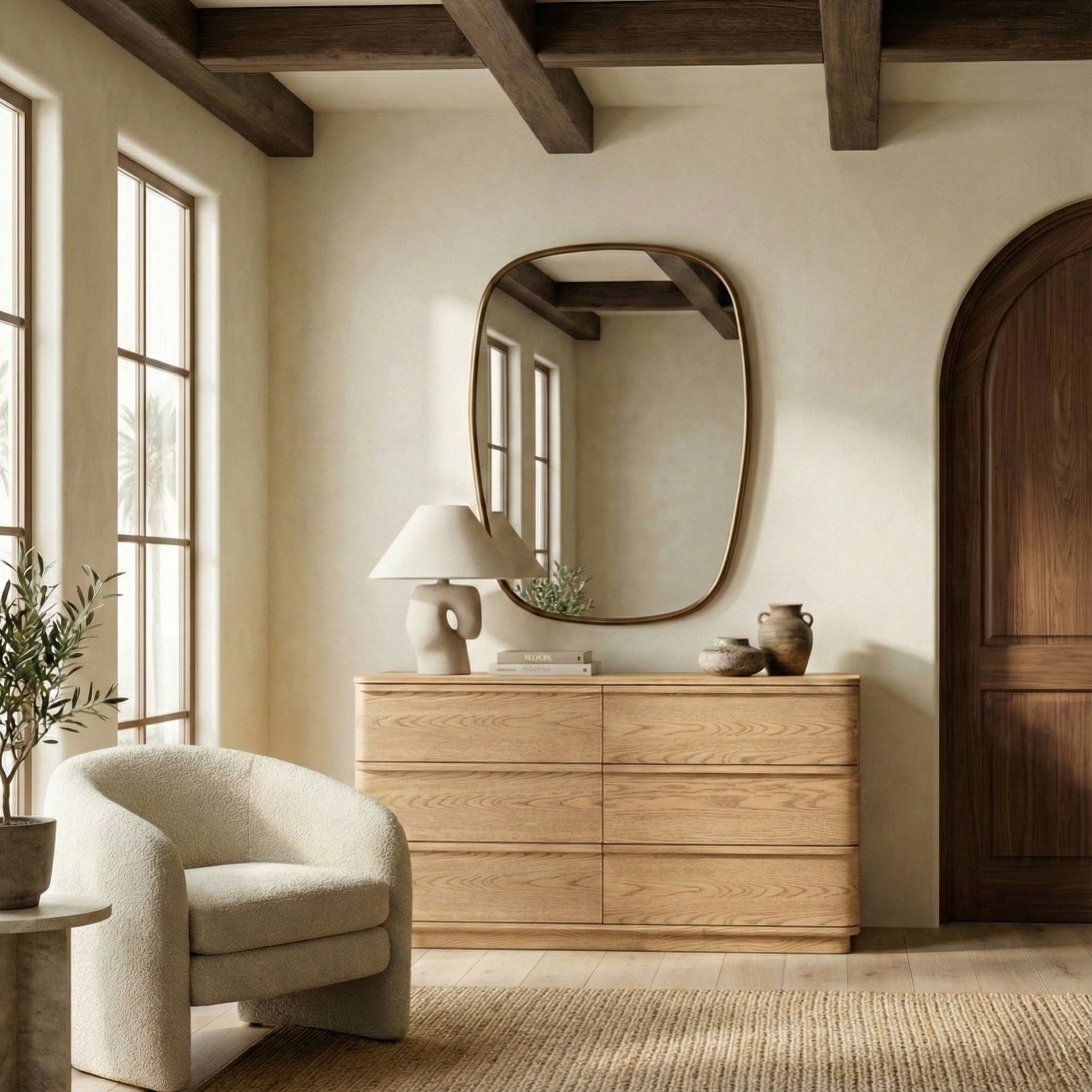 SAFAVIEH Couture Guillermo 6-Drawer Wood Dresser