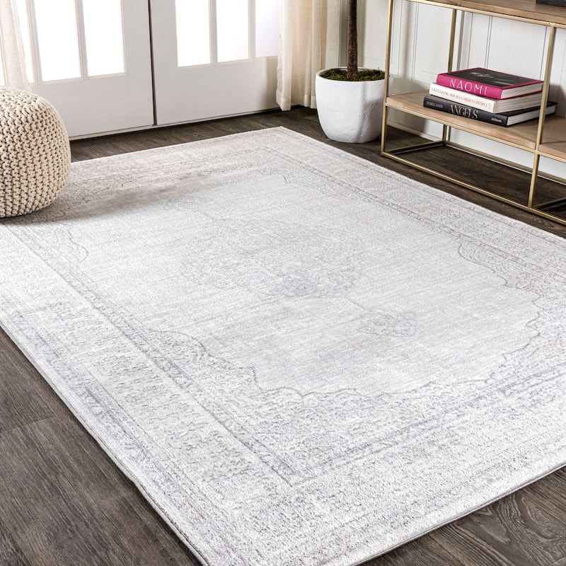 JONATHAN Y Loom Ornate Medallion Traditional Area Rug