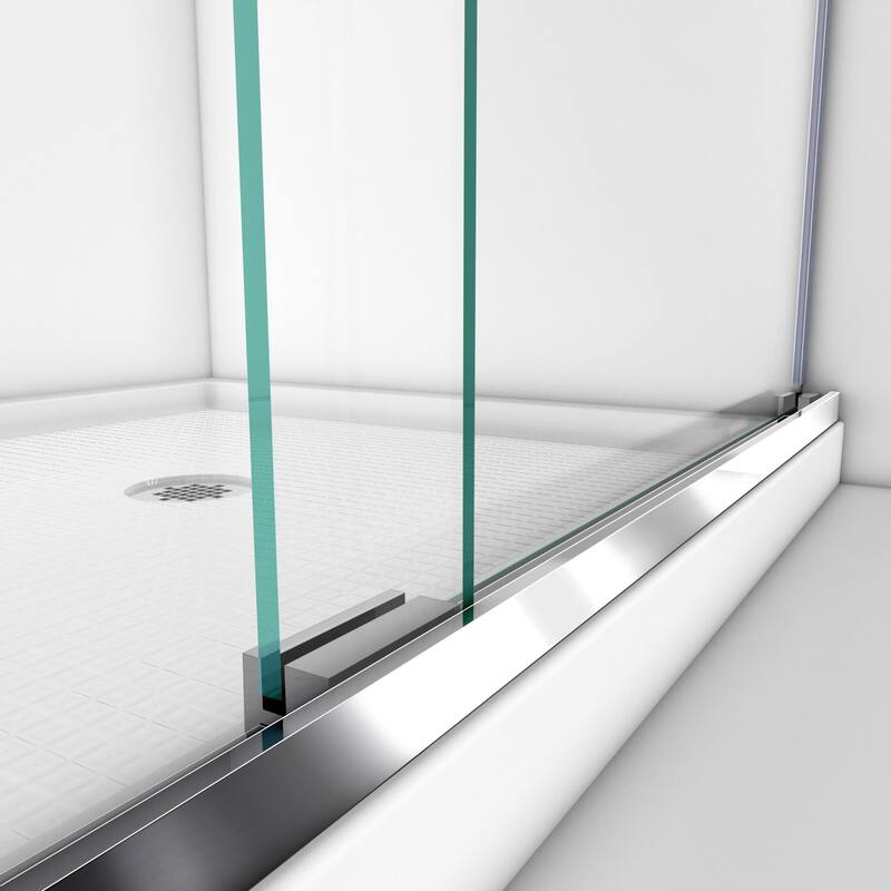 DreamLine Charisma 56-60 in. W x 76 in. H Frameless Bypass Sliding Shower Door - 56" - 60" W