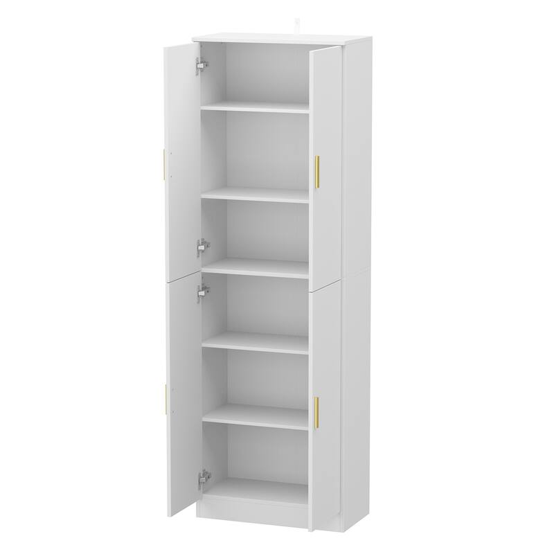 70.9"H Buffet Storage Cabinet Adjustable Shelf