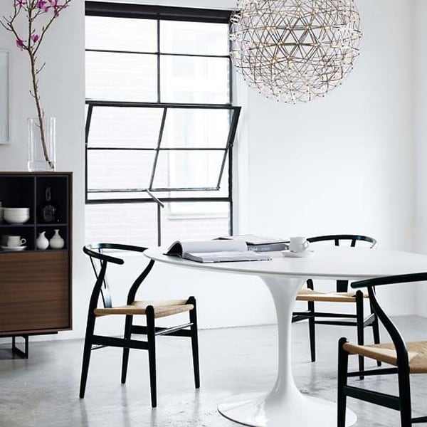 2xhome Modern Wood Dining Chair with Open Back Arm Armchair Hemp Seat For Home Restaurant Office. Opens flyout.
