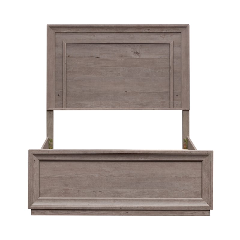 Horizons Graystone Full Size Panel Bed