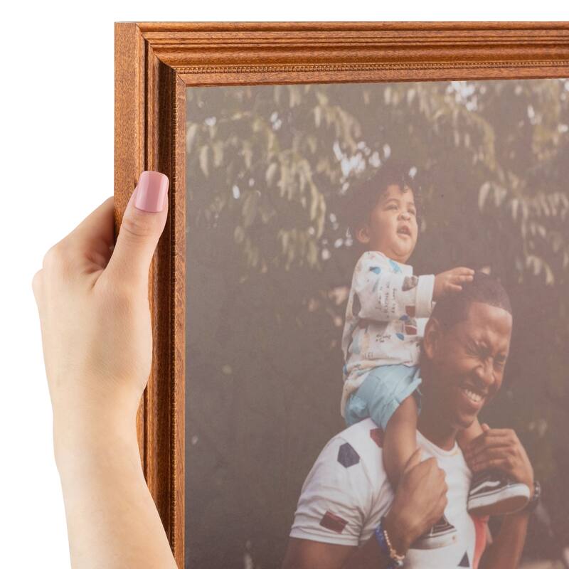 ArtToFrames Aribella 30x40 Inch Picture Frame, 1.25 Inch Wood Poster Frame Available in Multiple Colors (81375-30x40) - Honey stain - 30x40