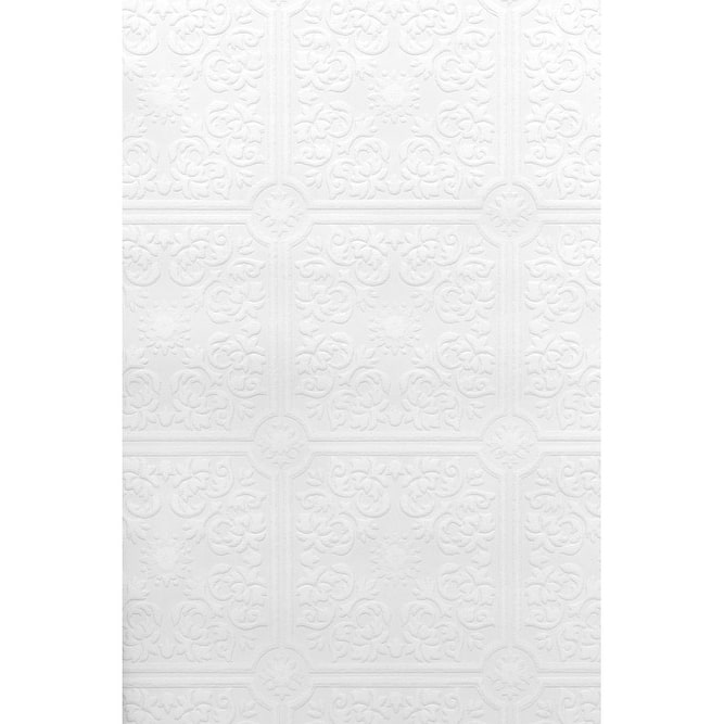 Brewster Nico Paintable Tile Wallpaper - 20.5in x 396in x 0.025in