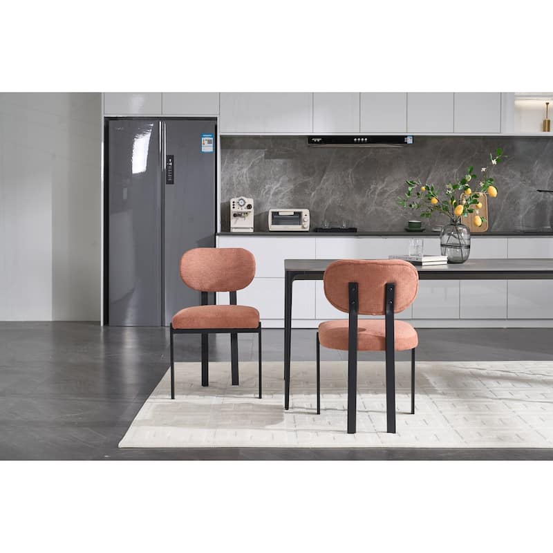 Sophisticated Set of 2 Mid-Century Dining Chairs with Stylish Design