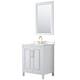 Option White / White Quartz Top / Brushed Gold Hardware