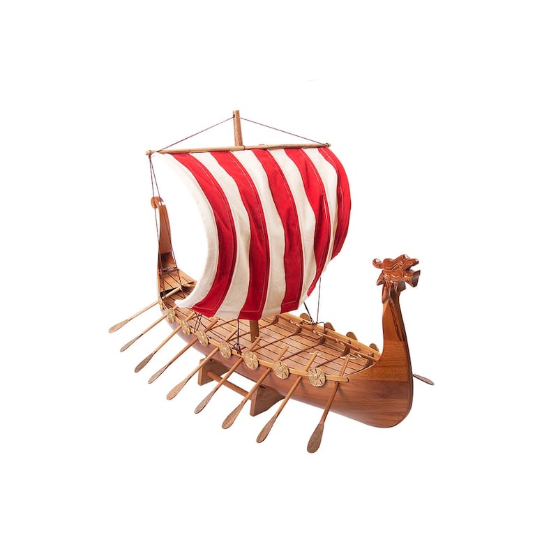 Captivating Drakkar Viking Combo: A Model Ship and Legendary Hat