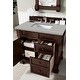 preview thumbnail 18 of 34, James Martin Vanities Brookfield 36" Single Vanity, Burnished Mahogany