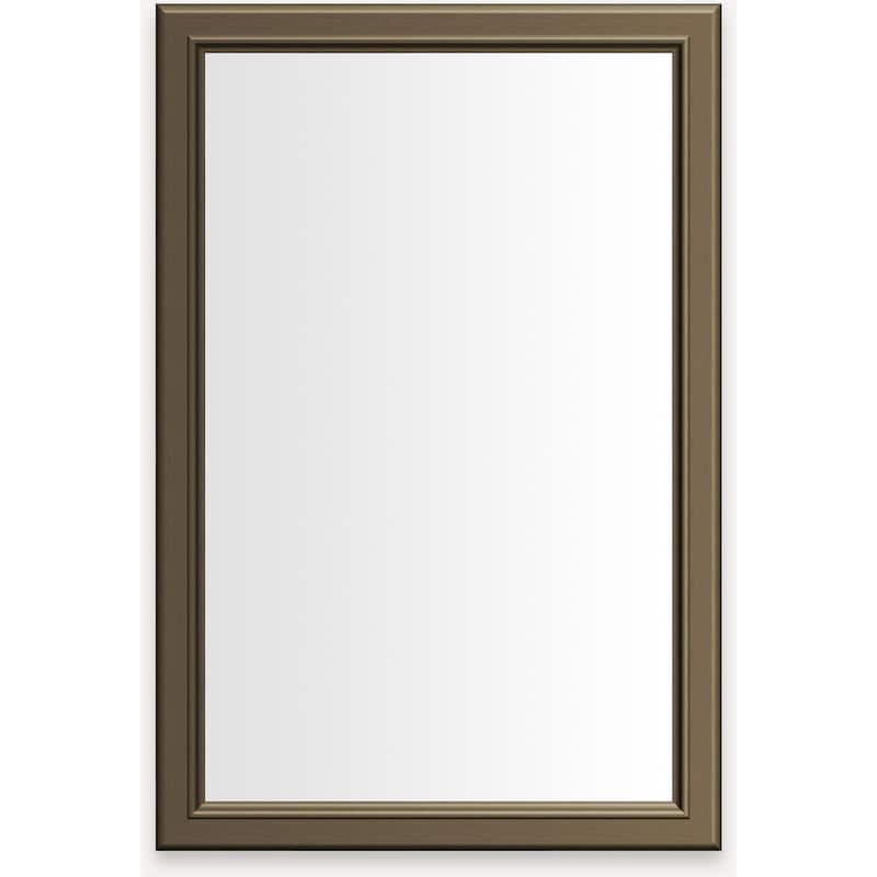 Robern D2C2030D4BMTM Main Line 19-1/4" x 30" Framed Single Door - Brushed Bronze - Bronze Finish