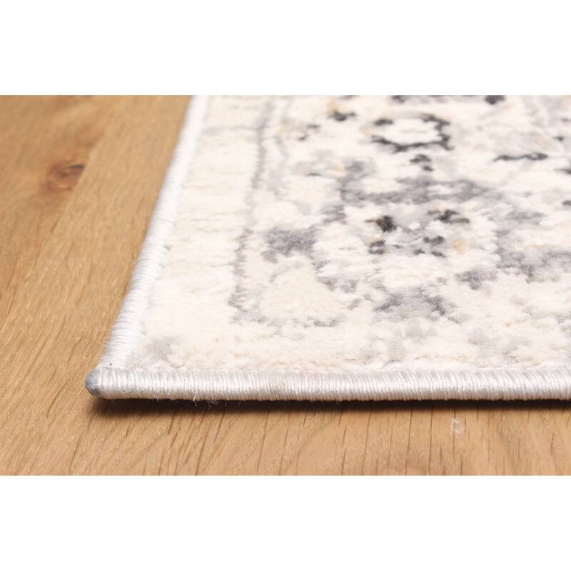 ECARPETGALLERY Machine Made Mira Grey Area Rug