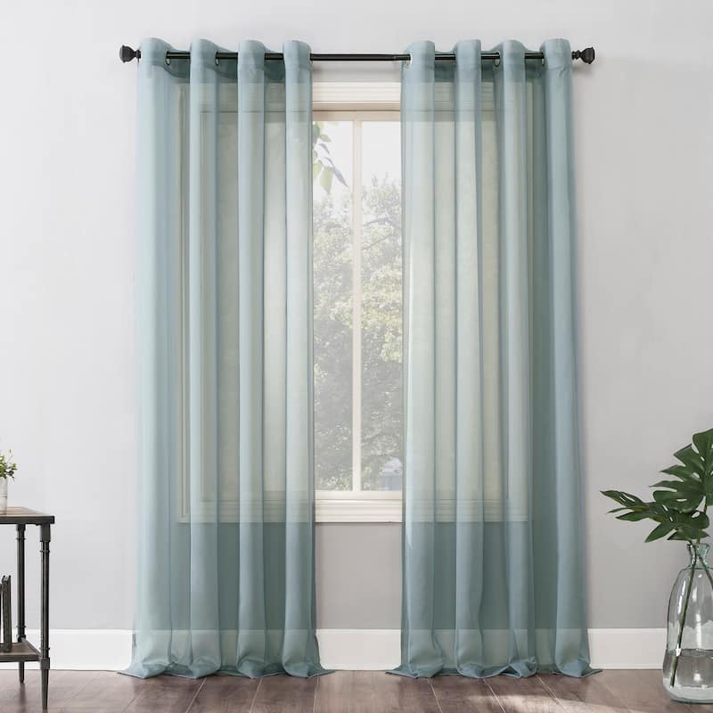 No. 918 Emily Voile Sheer Grommet 1-Piece Curtain Panel, Single Panel