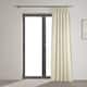 Exclusive Fabrics Solid Faux Dupioni Pleated Blackout Curtain Panel