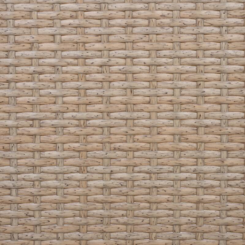 Outdoor Dining Chairs Set Of 2, Light Teak Acacia Wood Frame And Multi Light Brown Pe Wicker, Ideal For Patios,Gardens
