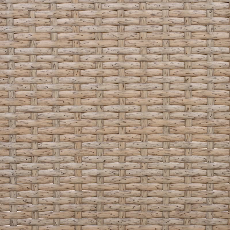 Outdoor Dining Chairs Set of 2, Light Teak Acacia Wood Frame and Multi Light Brown PE Wicker, Ideal for Patios, Gardens