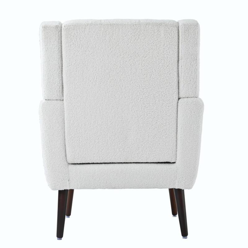 Modern Accent Chair Upholstered Foam Filled Living Room Chairs Comfy Reading Chair