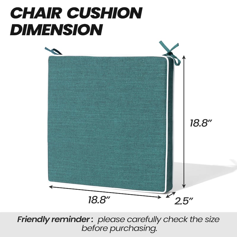 Outdoor Indoor Dining Chairs Cushion Set Seat Pad Chair Cushion