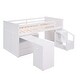 preview thumbnail 14 of 38, Twin Pine Loft Bed with Storage Steps and Movable Desk