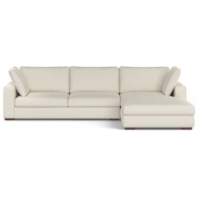 WYNDENHALL Roscoe Right-Facing Sectional in Tightly Woven Performance Fabric