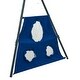 preview thumbnail 7 of 12, Interesting six function swingset with net swing metal plastic safe swing set