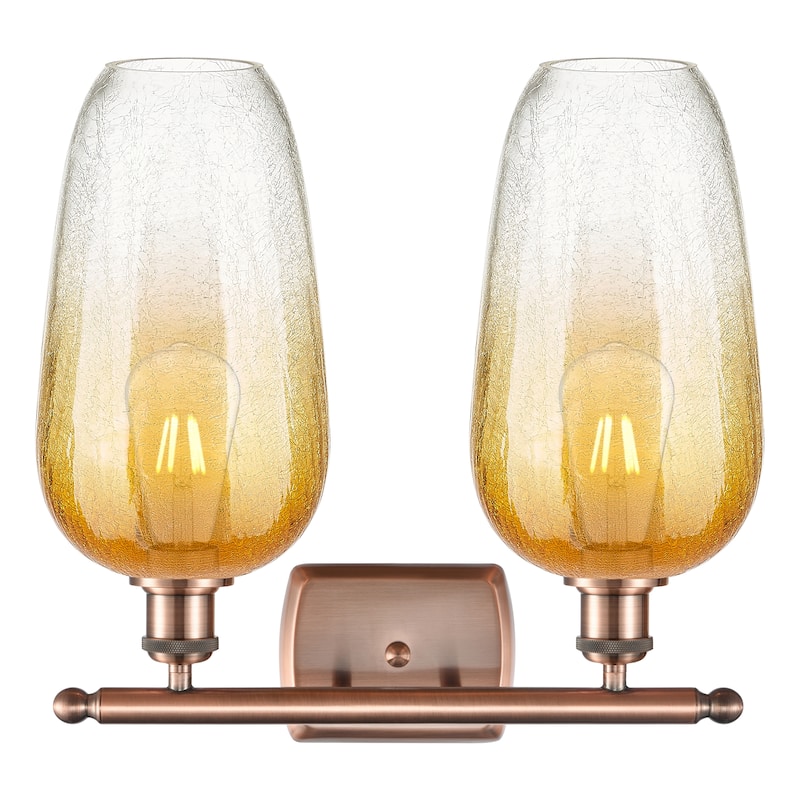 Innovations Lighting Endless Possibilities Ballston - Brookhaven Flute - 2 Light 17" Bath Vanity Light