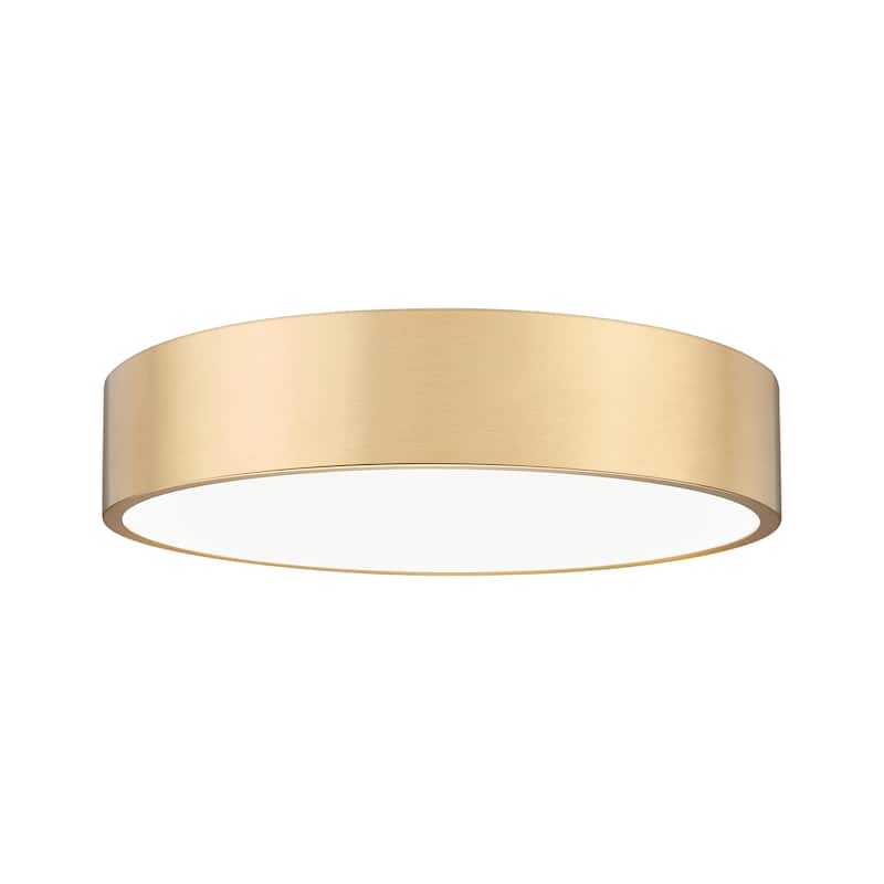 Z-Lite 1017F20-LED Coronado 20" Wide Flush Mount Drum Ceiling Fixture - Modern Gold