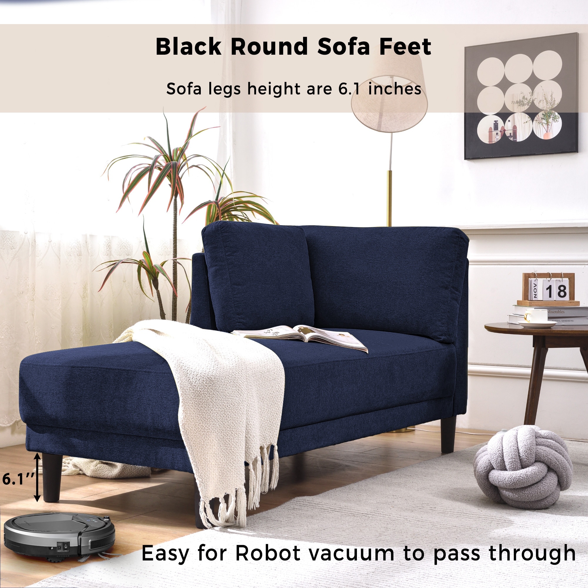 Small indoor chaise lounge deals