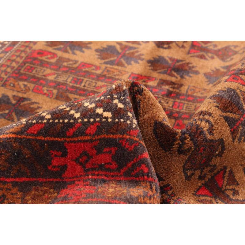 ECARPETGALLERY Hand-knotted Teimani Brown Wool Rug - 2'8 x 4'6