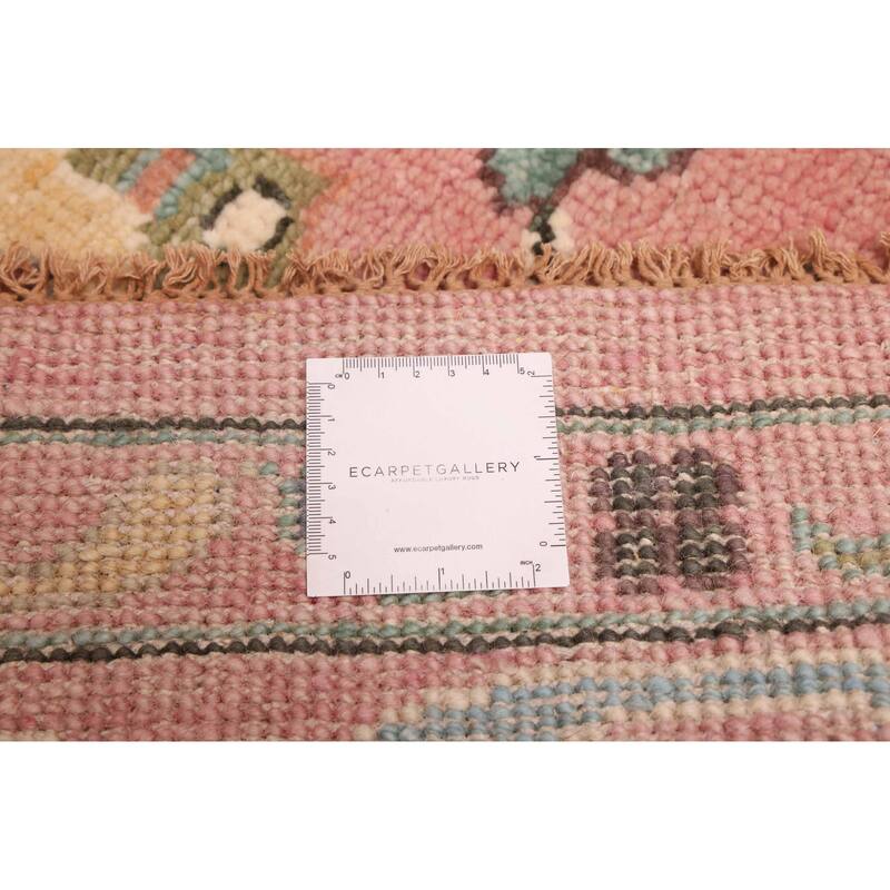 ECARPETGALLERY Hand-knotted Modern Oushak Violet Wool Rug - 7'10 x 10'0