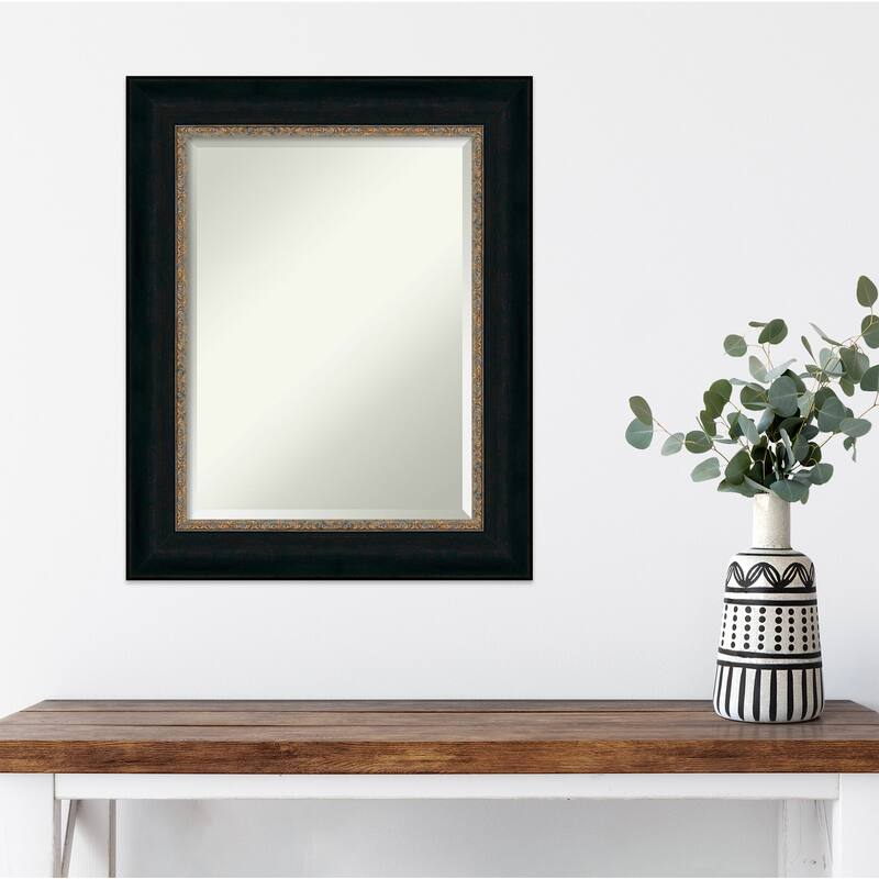 Beveled Bathroom Wall Mirror - Paragon Bronze Frame - Paragon Bronze
