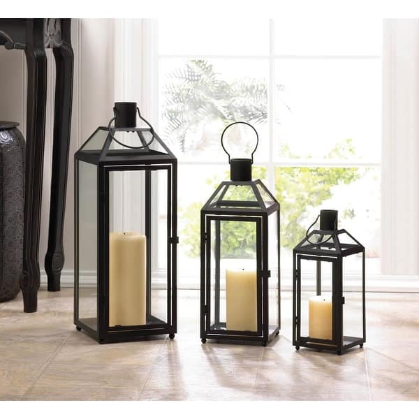 MIDTOWN LARGE BLACK LANTERN MIDTOWN LARGE BLACK LANTERN