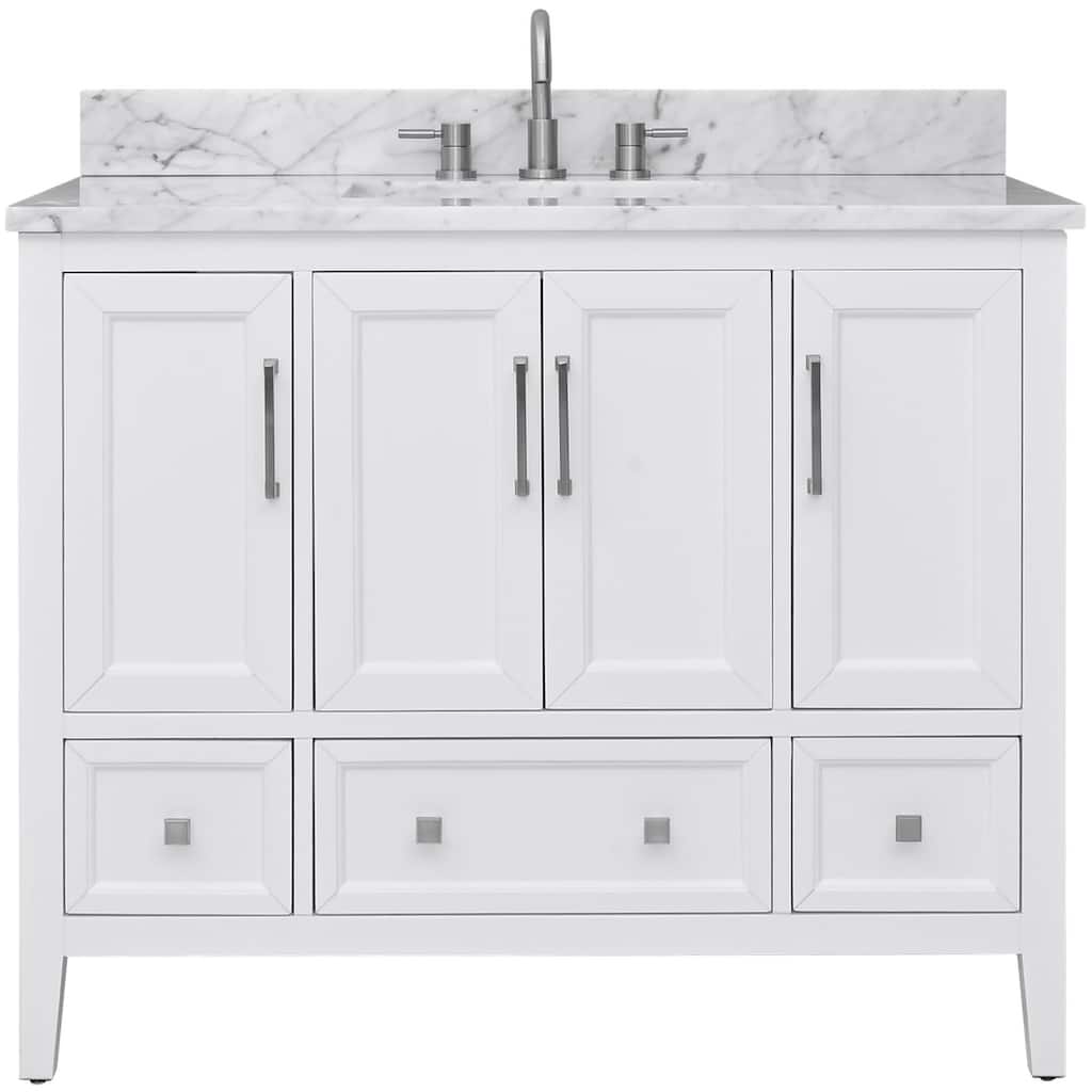 Avanity EVERETTE-VS43-WT-C Everette 42" Free Standing Single Basin
