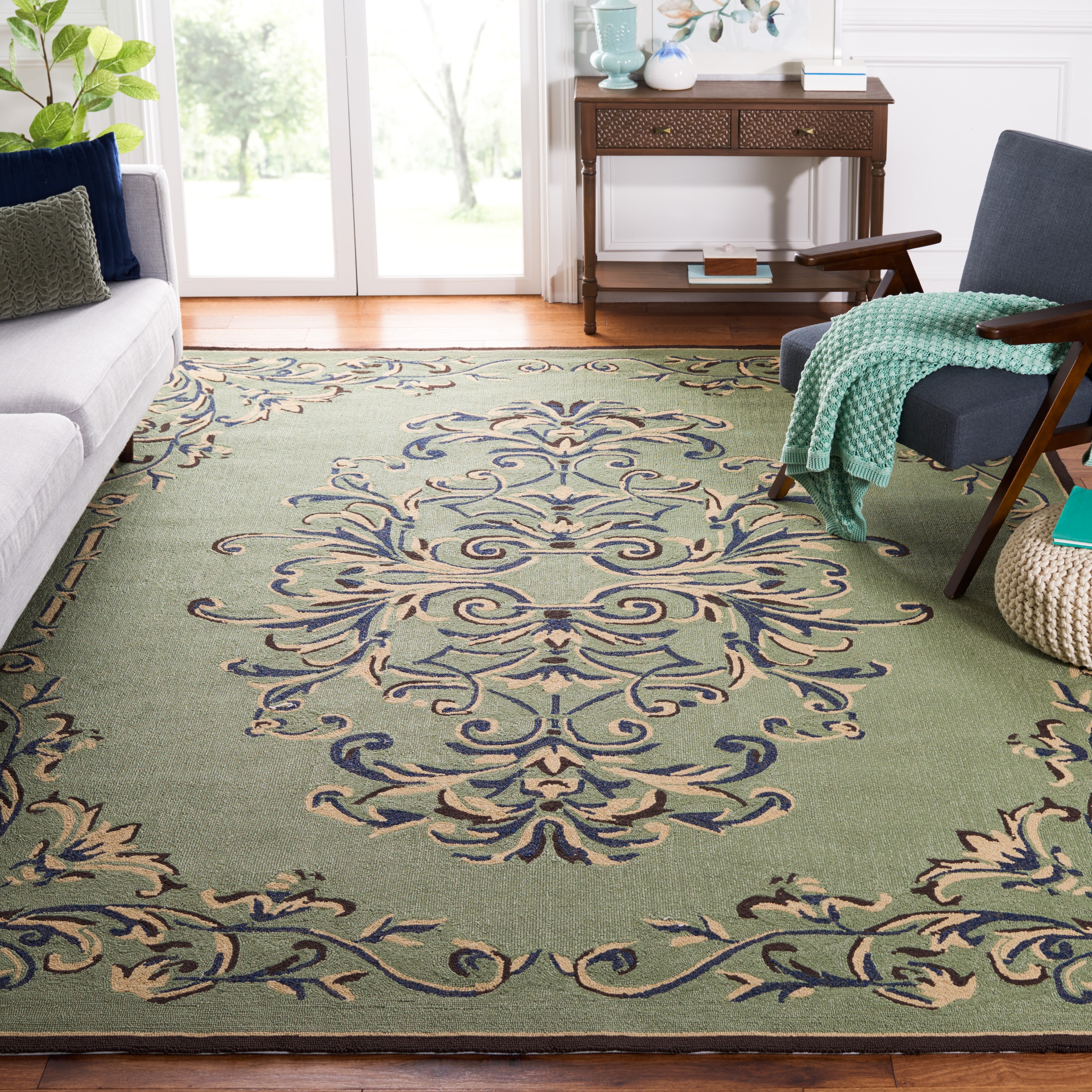 SAFAVIEH Handmade Easy Care Lidy Oriental Rug
