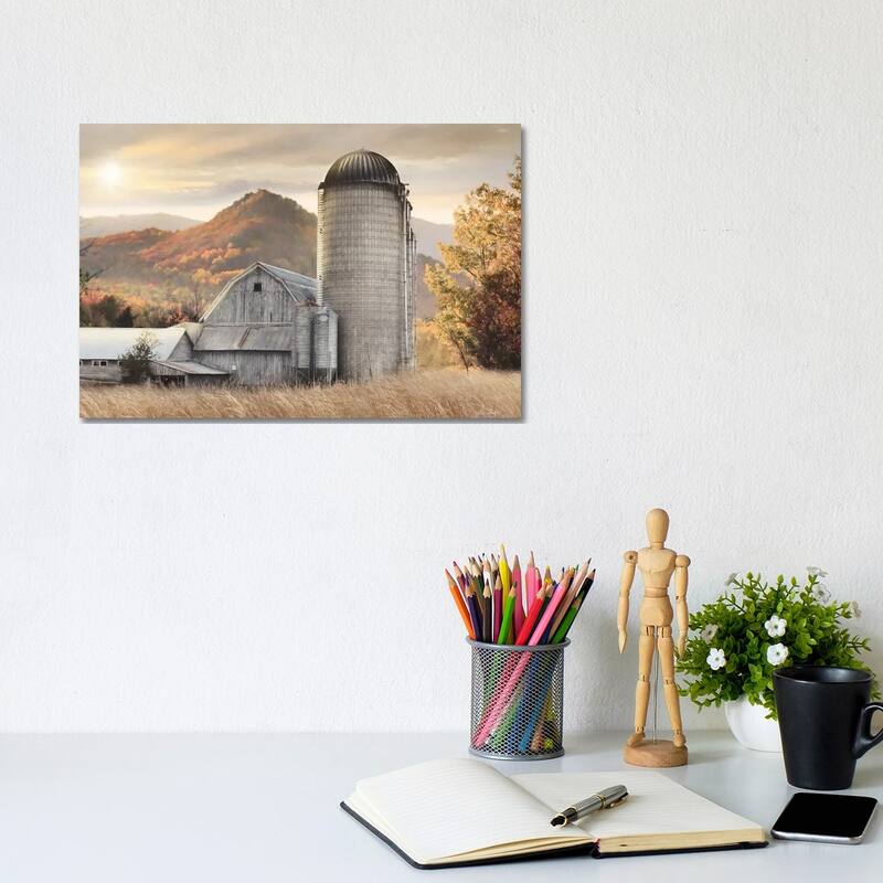 iCanvas "Autumn At The Farm" by Lori Deiter Canvas Print - 8x12x0.75