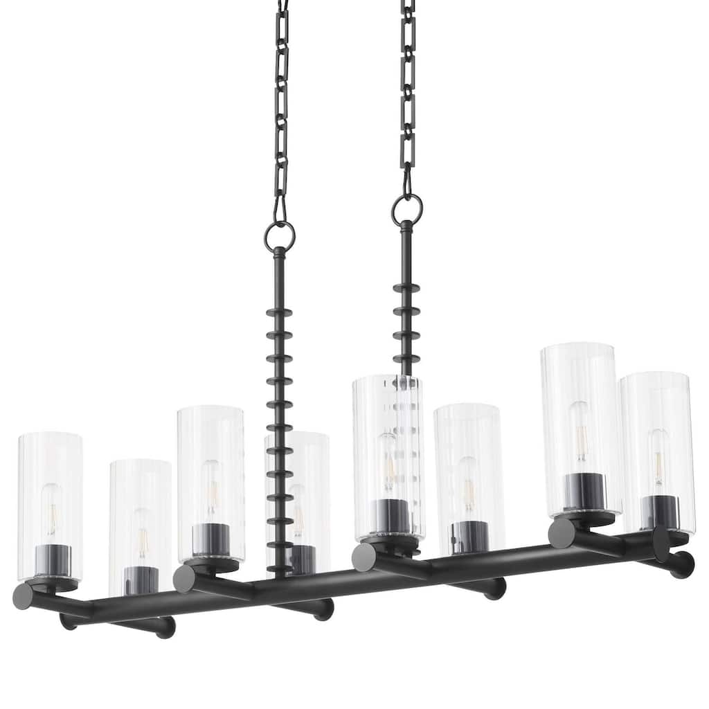 Quorum International 651-8 Mercier 8 Light 41" Wide Linear Chandelier