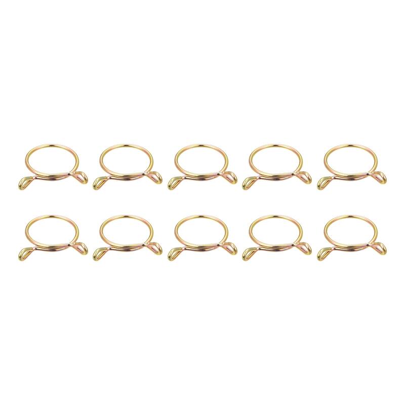 Fuel Line Hose Clips 65Mn Steel Pipe Air Tubing Spring Clamps for Motorcycle - 36mm