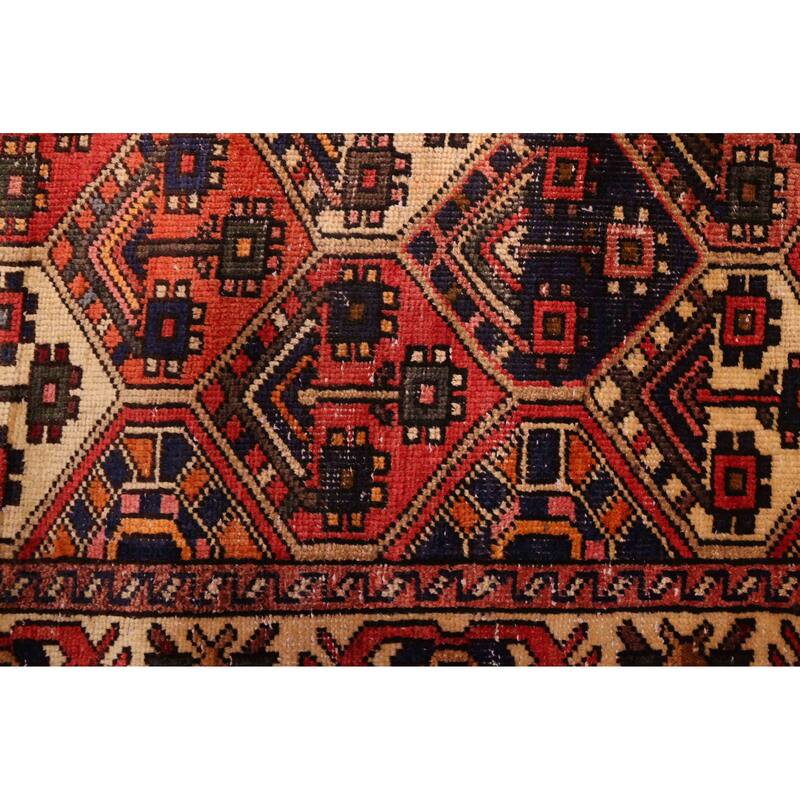 ECARPETGALLERY Hand-knotted Kayseri Vintage Red Wool Rug - 6'11 x 10'4