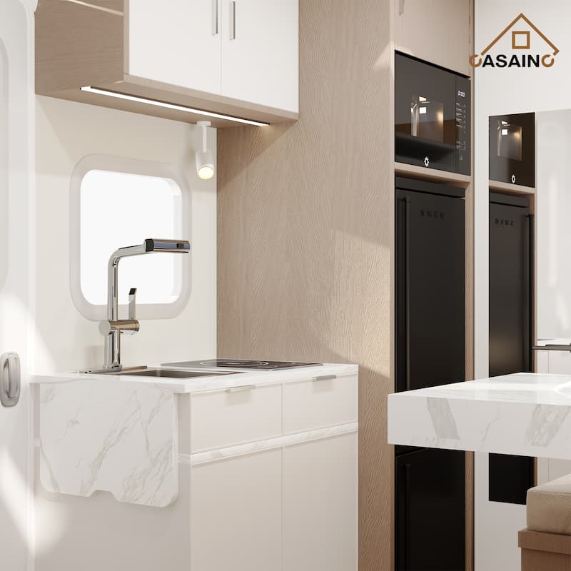 Single Handle Pull Down Sprayer Kitchen Faucet with Motion Sense Wave, Power Boost
