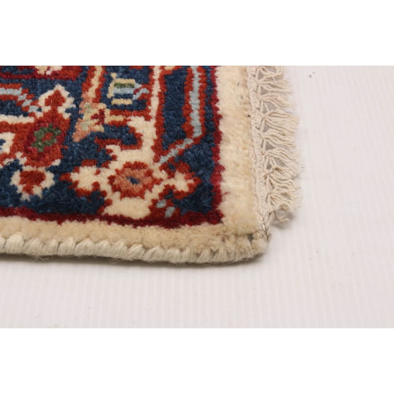 ECARPETGALLERY Hand-knotted Serapi Heritage Cream Wool Rug - 2'7 x 11'11
