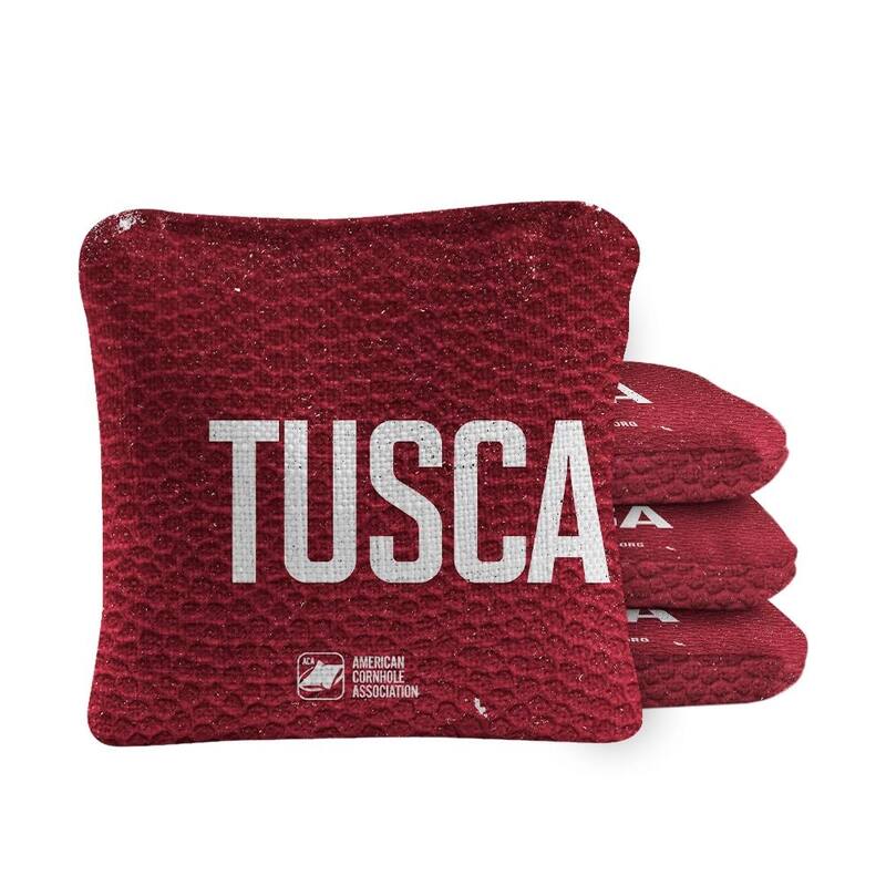 Tuscaloosa Red Dual Sided Cornhole Bags