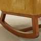preview thumbnail 15 of 75, Upholstered Rocking Chair Nursery Chair with High Back and Side Pocket