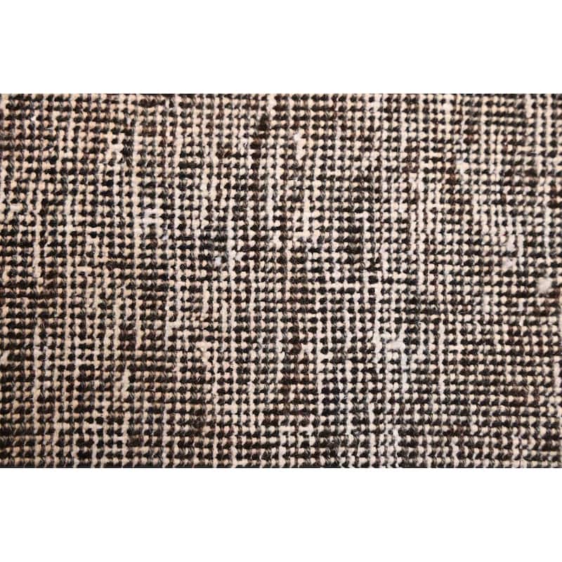 ECARPETGALLERY Hand-knotted Color Transition Charcoal Wool Rug - 8'5 x 11'7