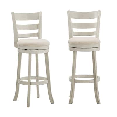 Rovinj Ladder Back 29"H Swivel Bar Stool