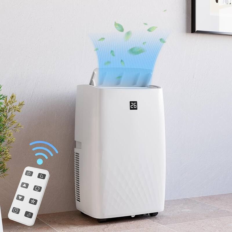 Portable Air Conditioner with Remote Control, 14000BTU air cooler