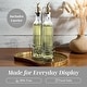 preview thumbnail 73 of 196, COOK WITH COLOR Glass Olive Oil Bottle Dispenser - 2 Pack- 17oz Oil and Vinegar Carafe Decanter