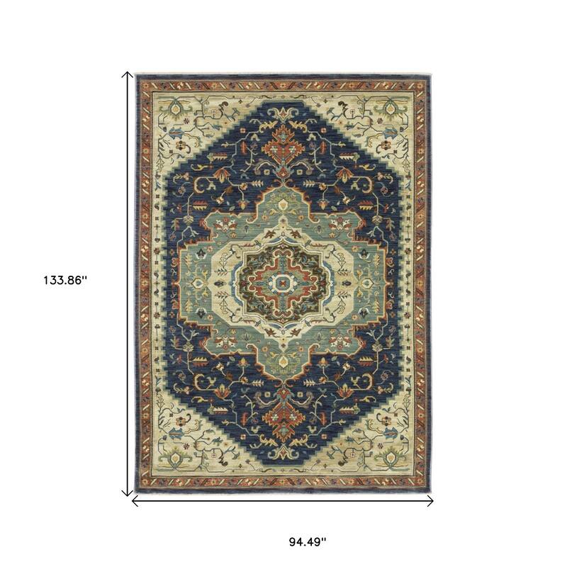 HomeRootsOriental Traditional Rectangle Area Rug