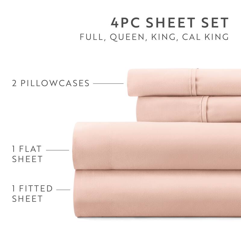 Becky Cameron Double Brushed Deep Pocket 6 Piece Sheet Set