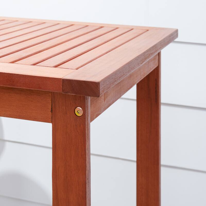 Reddish Brown Folding Bistro Table
